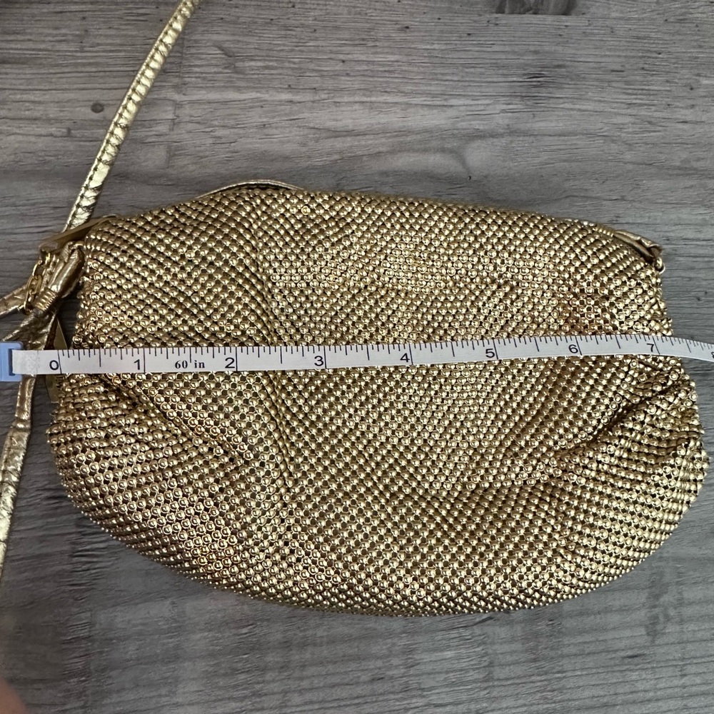 Vintage Whiting and Davis Gold Mesh Evening Bag - Picture 6 of 6